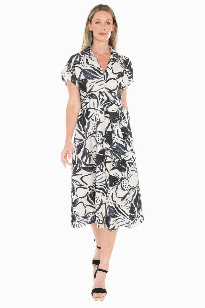 Mono Bloom Dress - Multi - JP9 - Pizazz BoutiqueJUMP