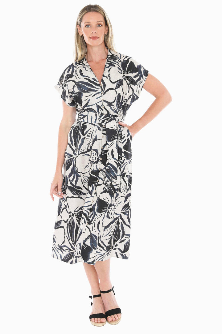 Mono Bloom Dress - Multi - JP9 - Pizazz BoutiqueJUMP