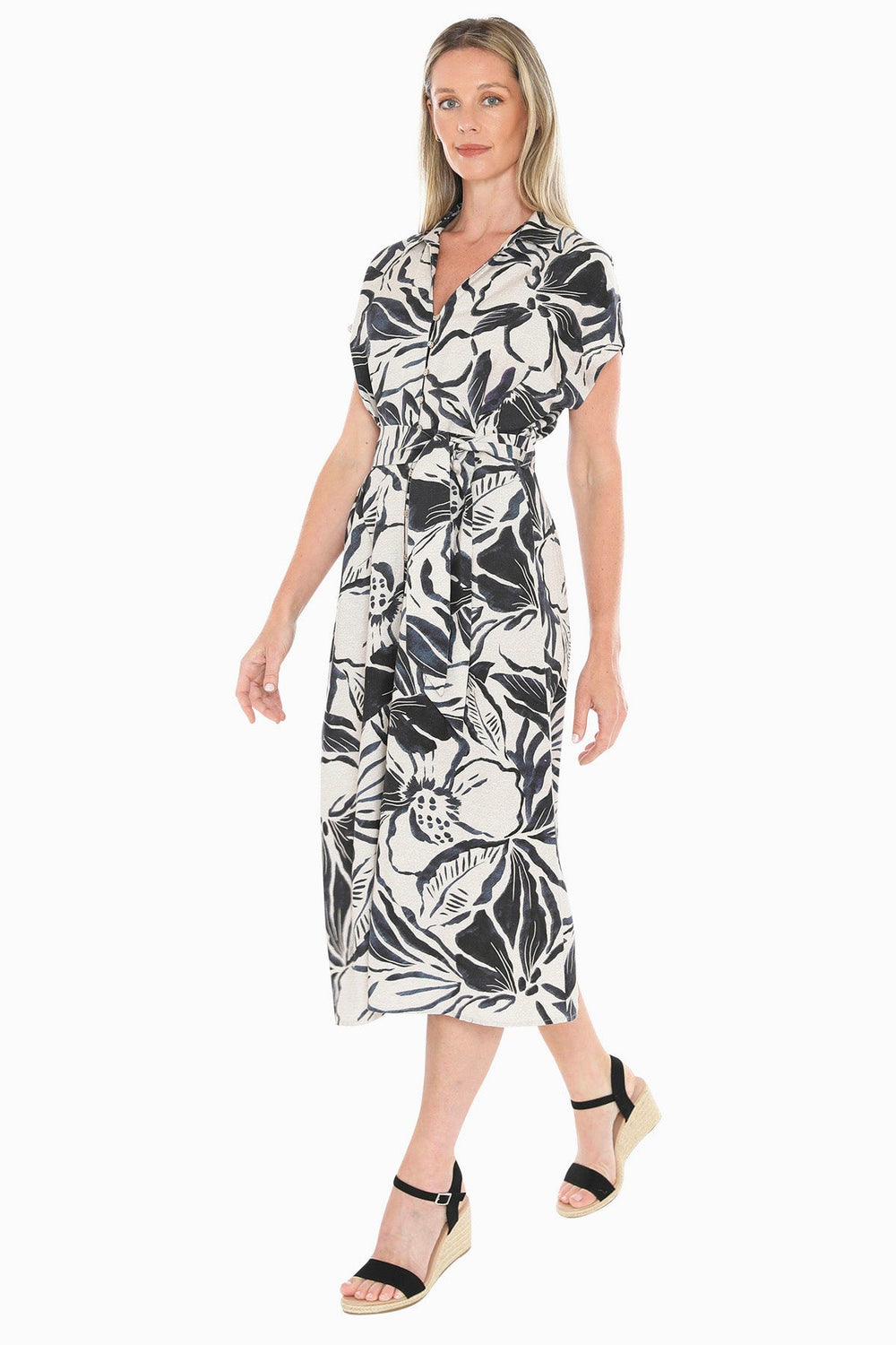 Mono Bloom Dress - Multi - JP9 - Pizazz BoutiqueJUMP
