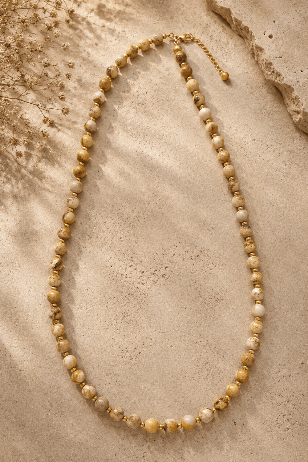 Monroe Necklace - Sandstone - CG14 - Pizazz BoutiqueCindy G / Jewellery