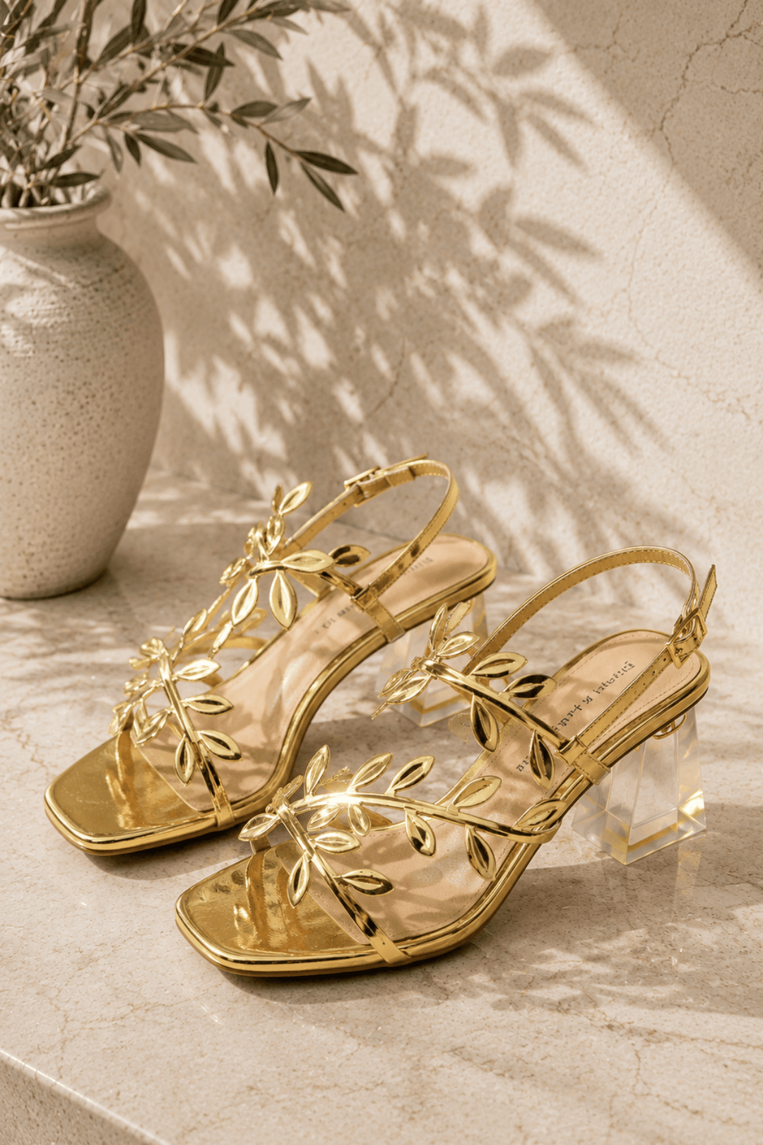 Morine Heel - Gold - DJ71 - Pizazz BoutiqueDjango & Juliette