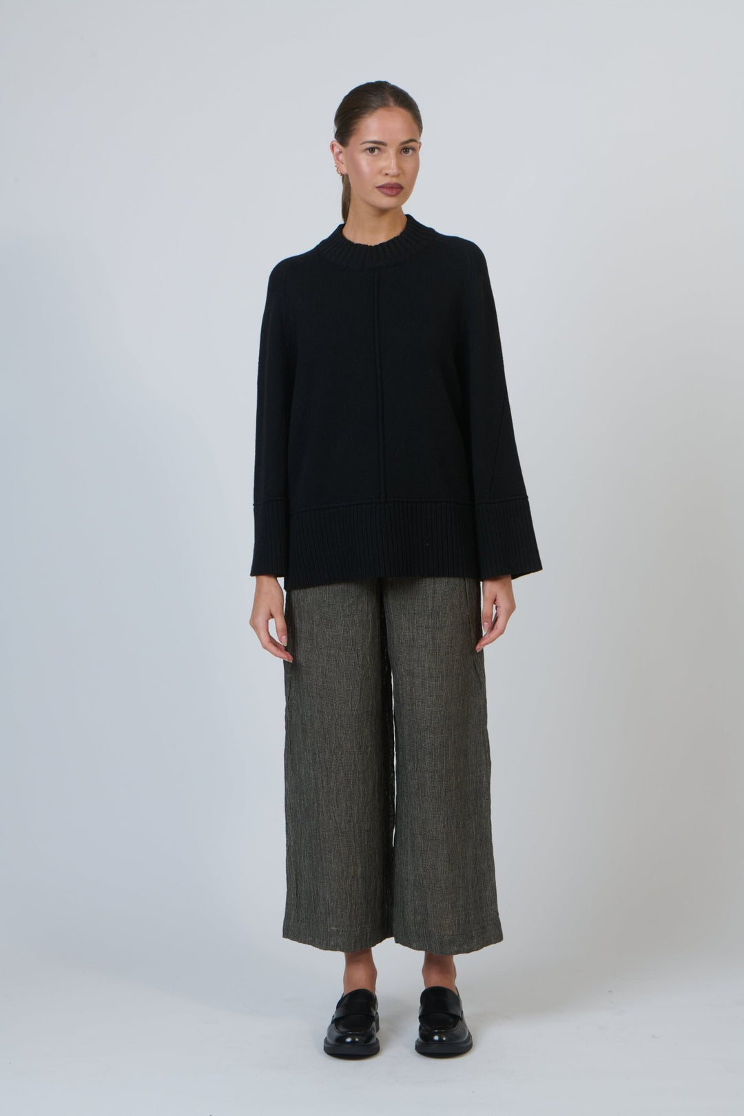 Mussel Linen Pant - GA398 - OJ75 - Pizazz BoutiqueNaturals By O & J