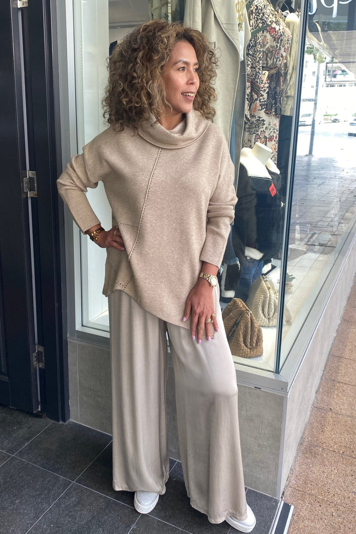 Natasha Pant - Natural - CG23 - Pizazz BoutiqueCindy G
