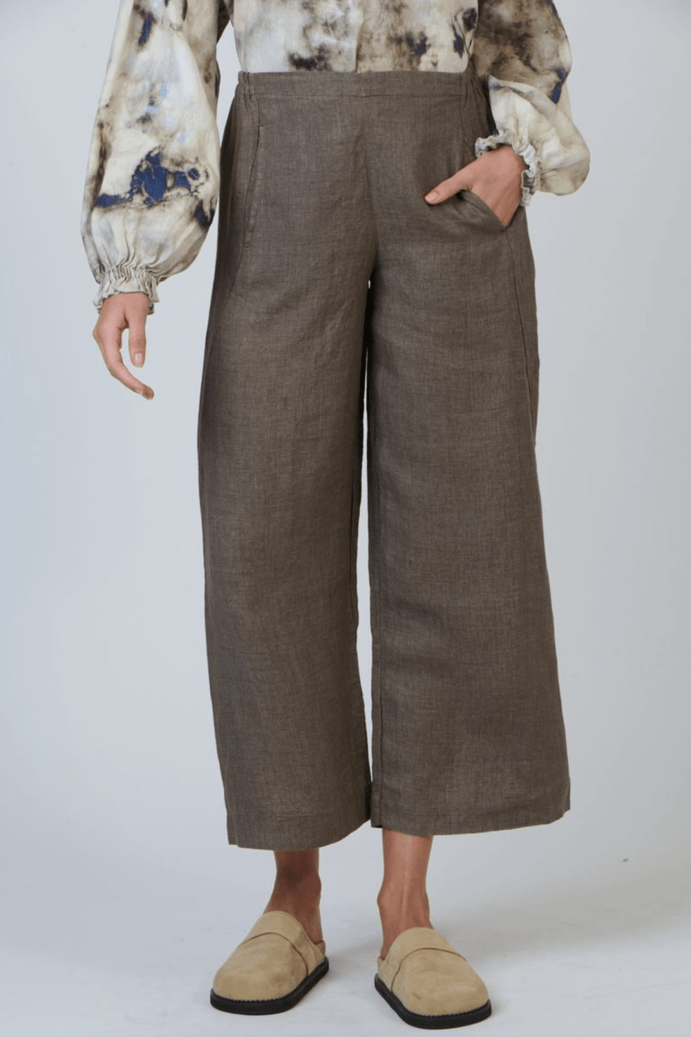 Naturals Pant - Cigar - OJ31 - Pizazz BoutiqueNaturals By O & J