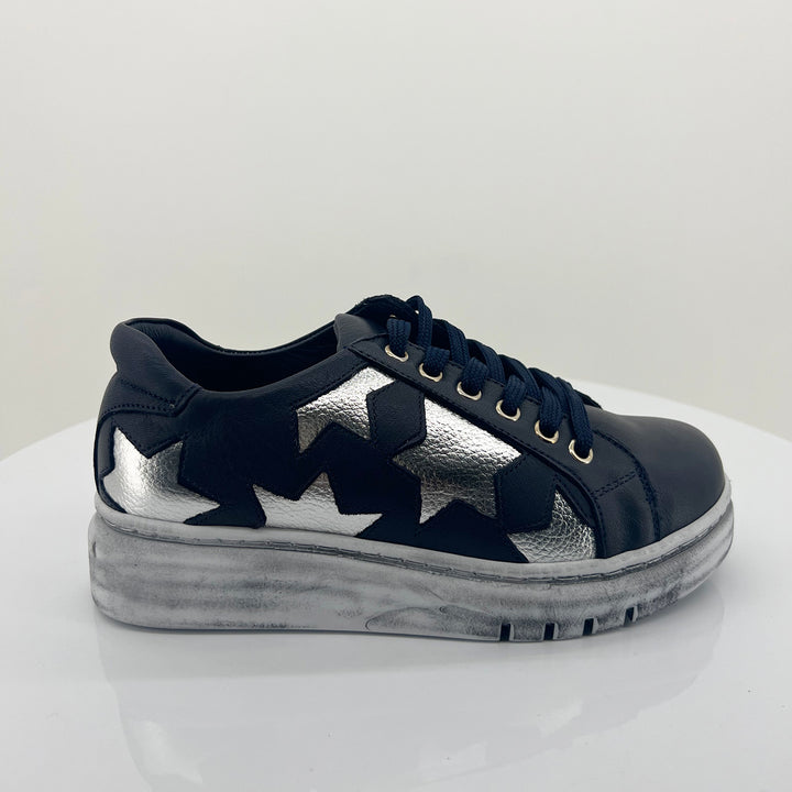 Navy Silver Taipei Sneaker - RS35