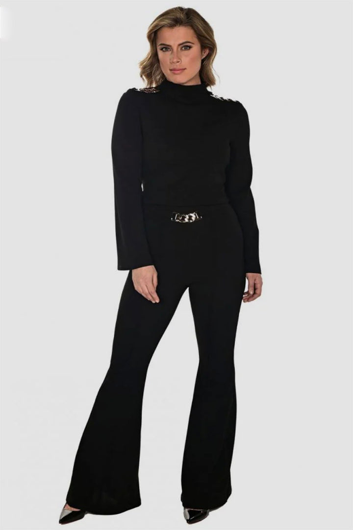 Nerissa Pant - Black - FL71 - Pizazz BoutiqueFrank Lyman