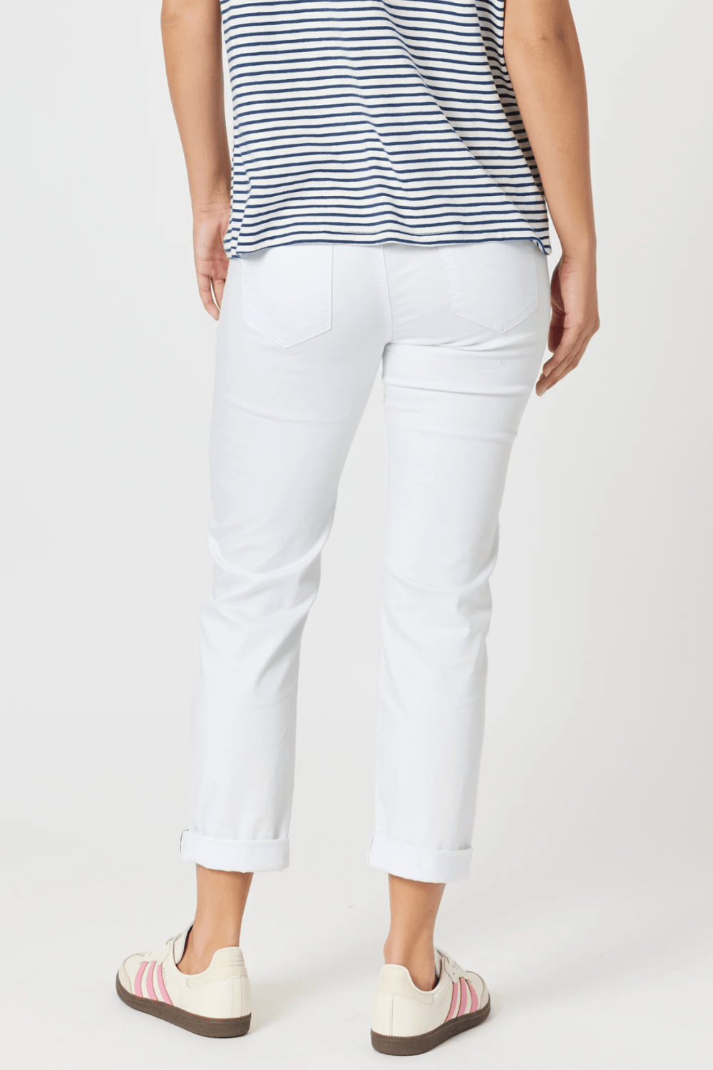 New Isabella Pant - White - TZ54 - Pizazz BoutiqueThreadz