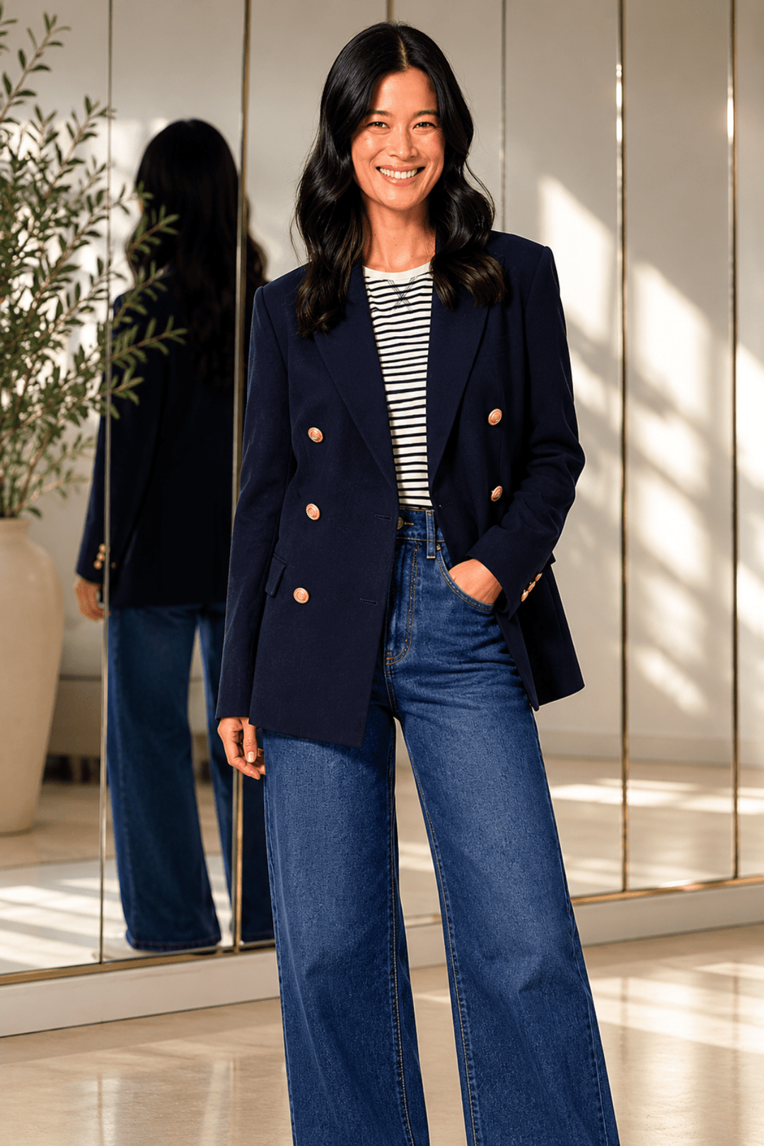Newport Blazer - Navy - GS18 - Pizazz BoutiqueGordon smith