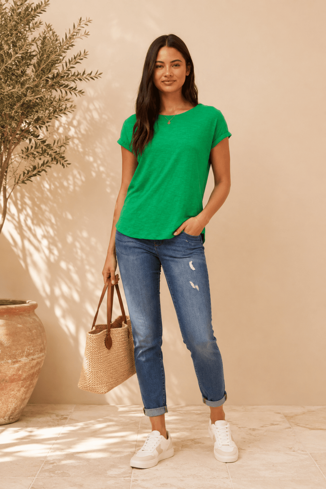 Nina Top - Green - CK54 - Pizazz BoutiqueCaroline Morgan