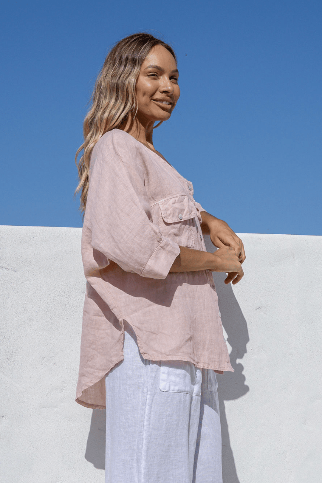 Nomade Shirt - Blush - FA1 - Pizazz BoutiqueFree Angel
