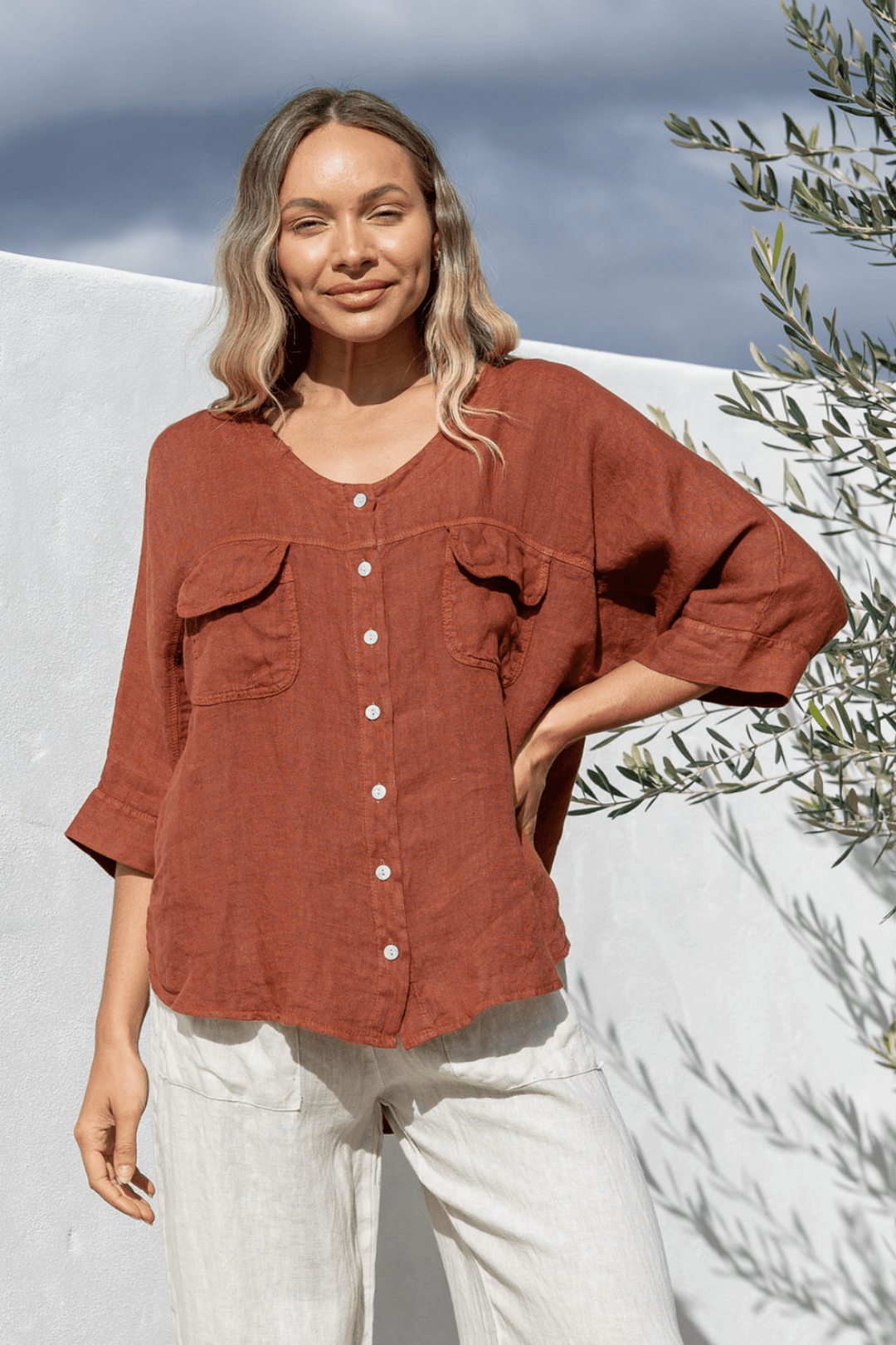 Nomade Shirt - Coco - FA1 - Pizazz BoutiqueFree Angel