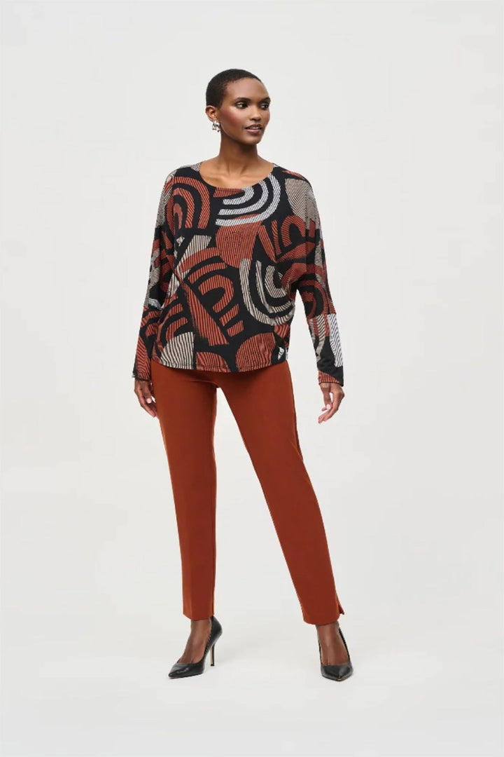 Norelle Pants - Rust - JR9 - Pizazz BoutiqueJoseph Ribkoff
