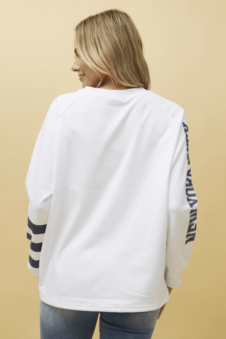 NYC Jumper - White - CK2 - Pizazz BoutiqueCaroline Morgan