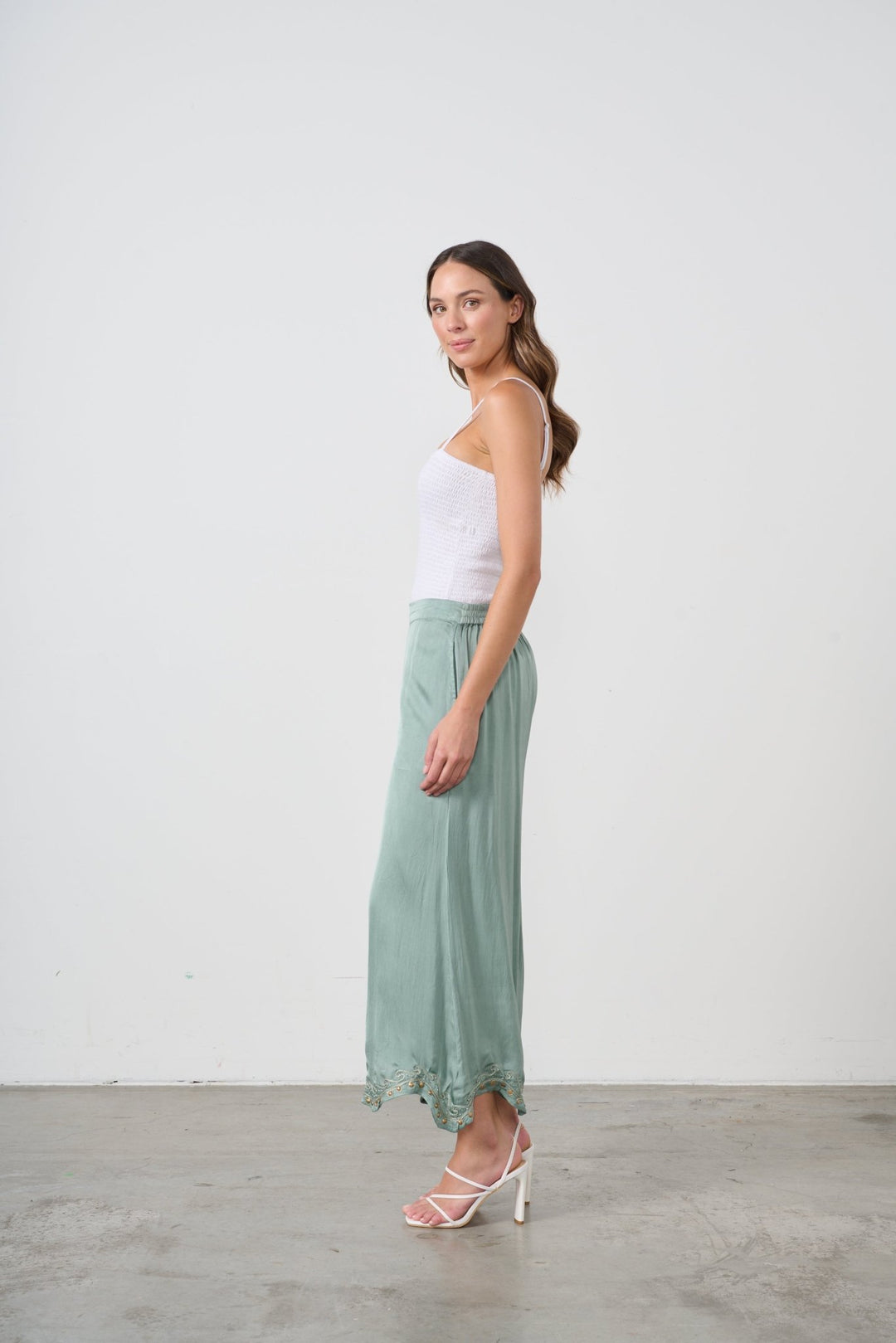 Nyx Pant - Seafoam - CJ22 - Pizazz BoutiqueCaju