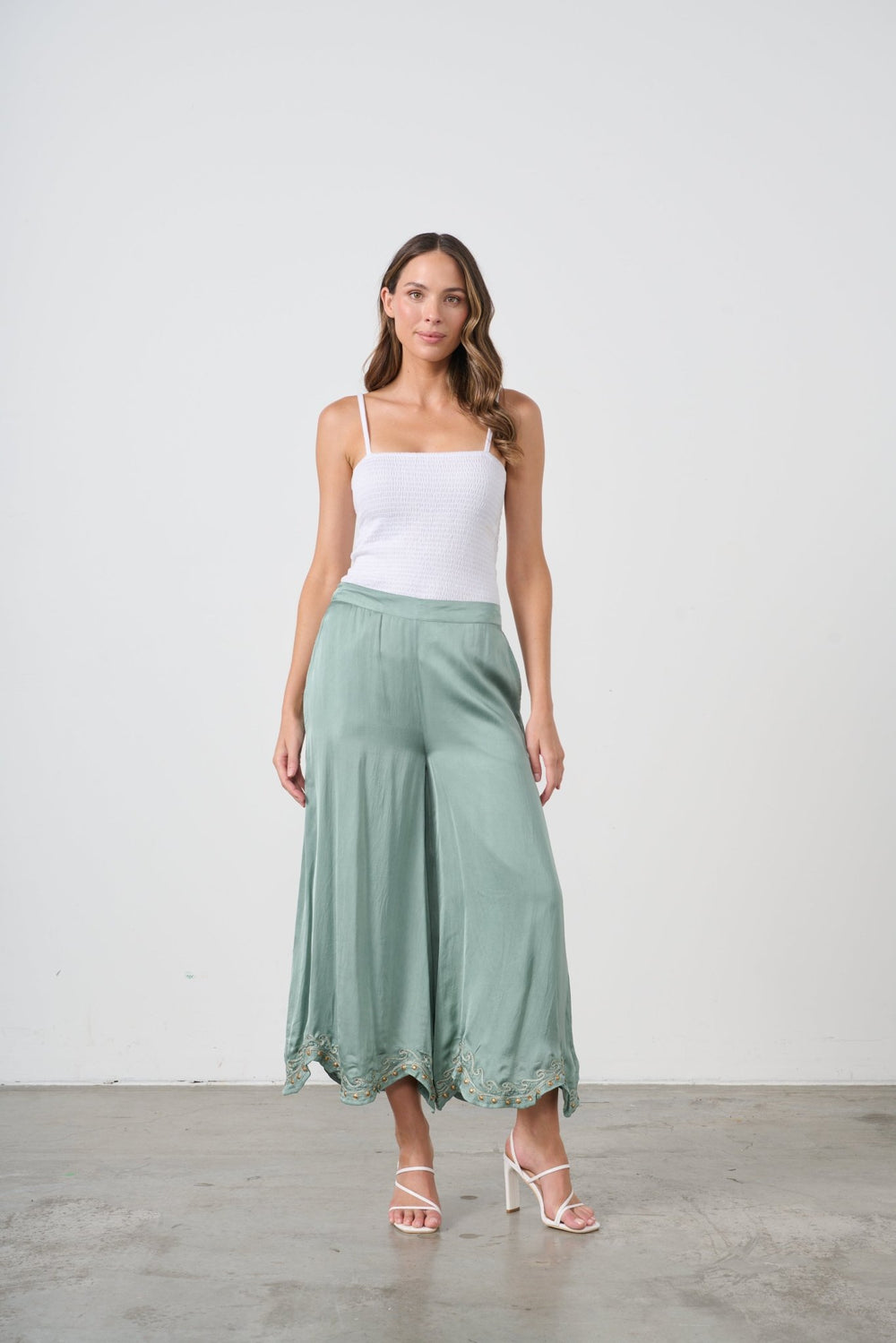Nyx Pant - Seafoam - CJ22 - Pizazz BoutiqueCaju