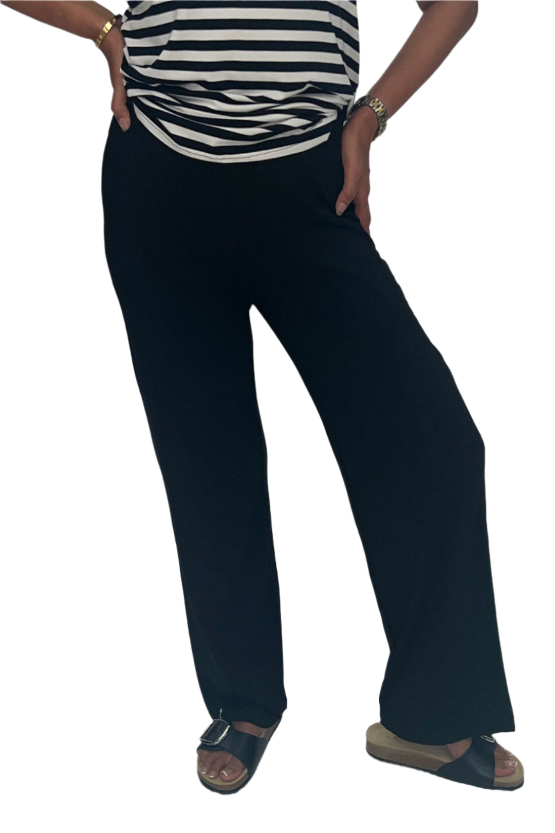 Olivia Bamboo Pant - Black - BO15