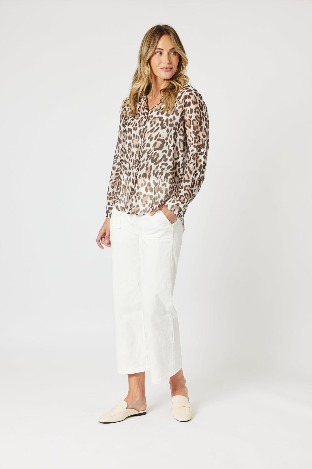 On Safari Shirt - Natural Multi - GS25 - Pizazz BoutiqueGordon smith