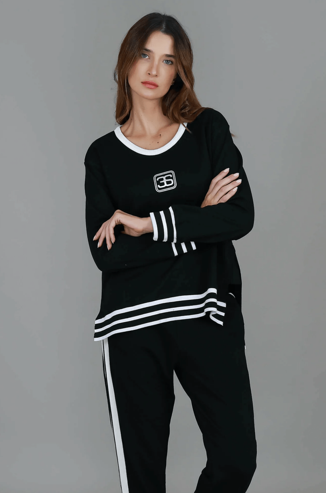 Orchards 3S Rib Sweater - Black - RD1 - Pizazz Boutique3RD STORY