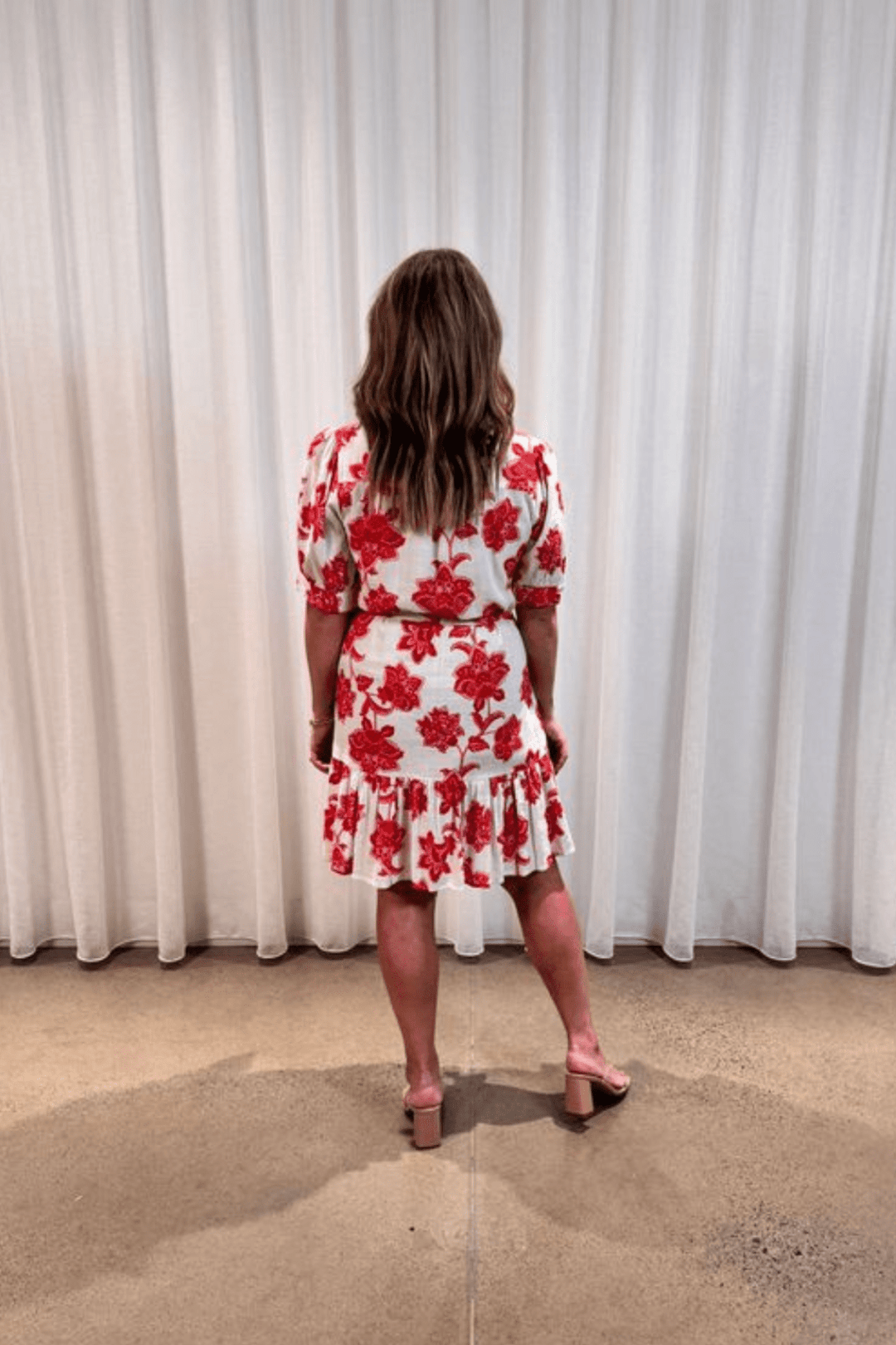 Oriental Shirt Dress - Red - BY1 - Pizazz BoutiqueBeautiful Stories