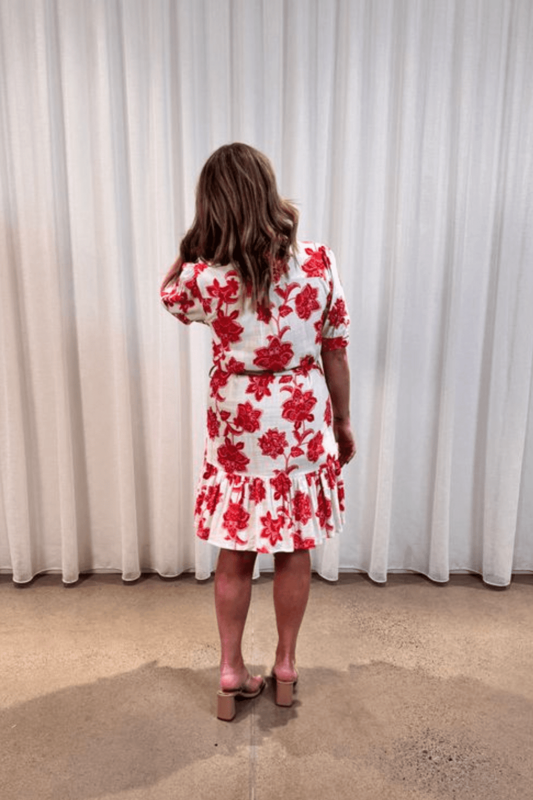 Oriental Shirt Dress - Red - BY1 - Pizazz BoutiqueBeautiful Stories