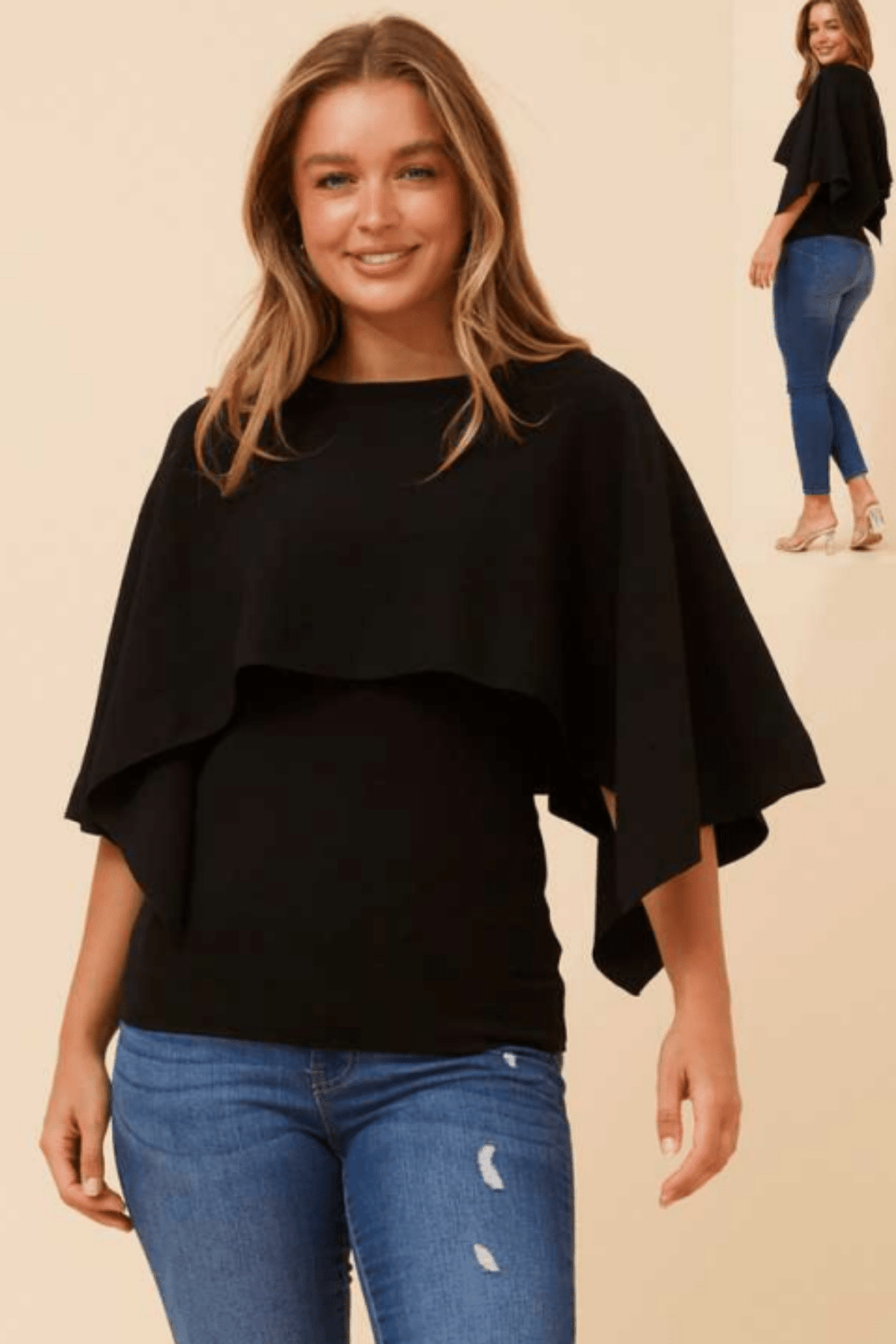 Overlay Knit Pullover - CK39 - Pizazz BoutiqueCaroline Morgan
