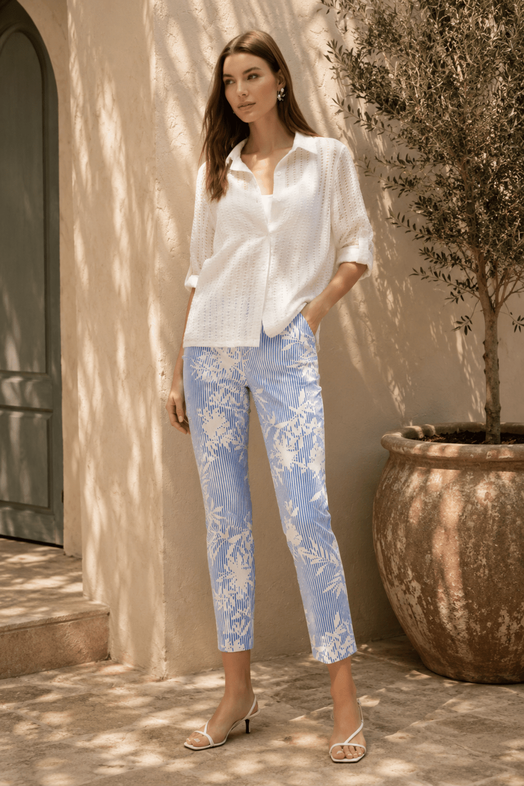 Paloma Printed Pant - JR26 - Pizazz BoutiqueJoseph Ribkoff