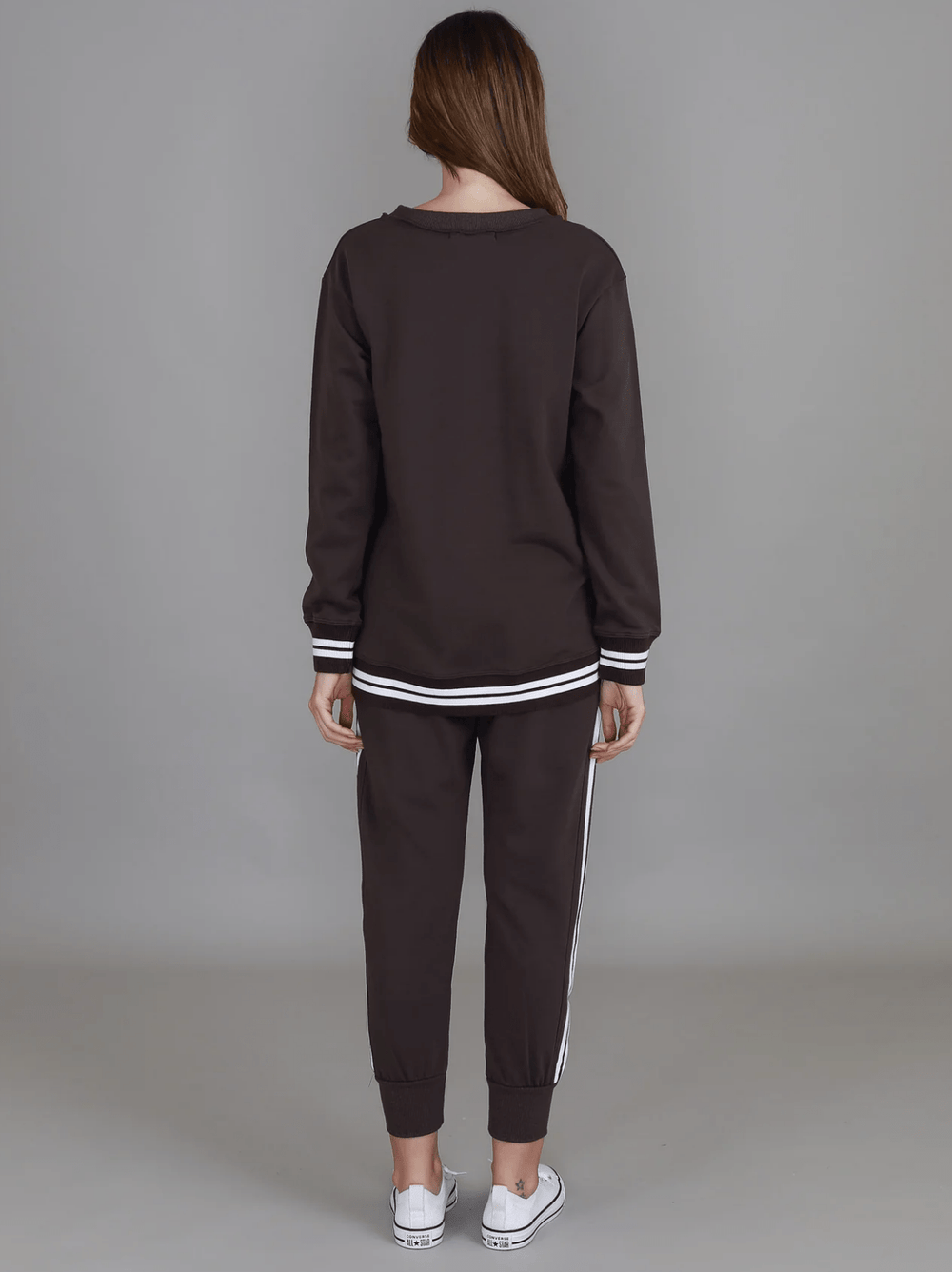 Pammy 3S Logo Sweater - Truffle - RD6 - Pizazz Boutique3RD STORY