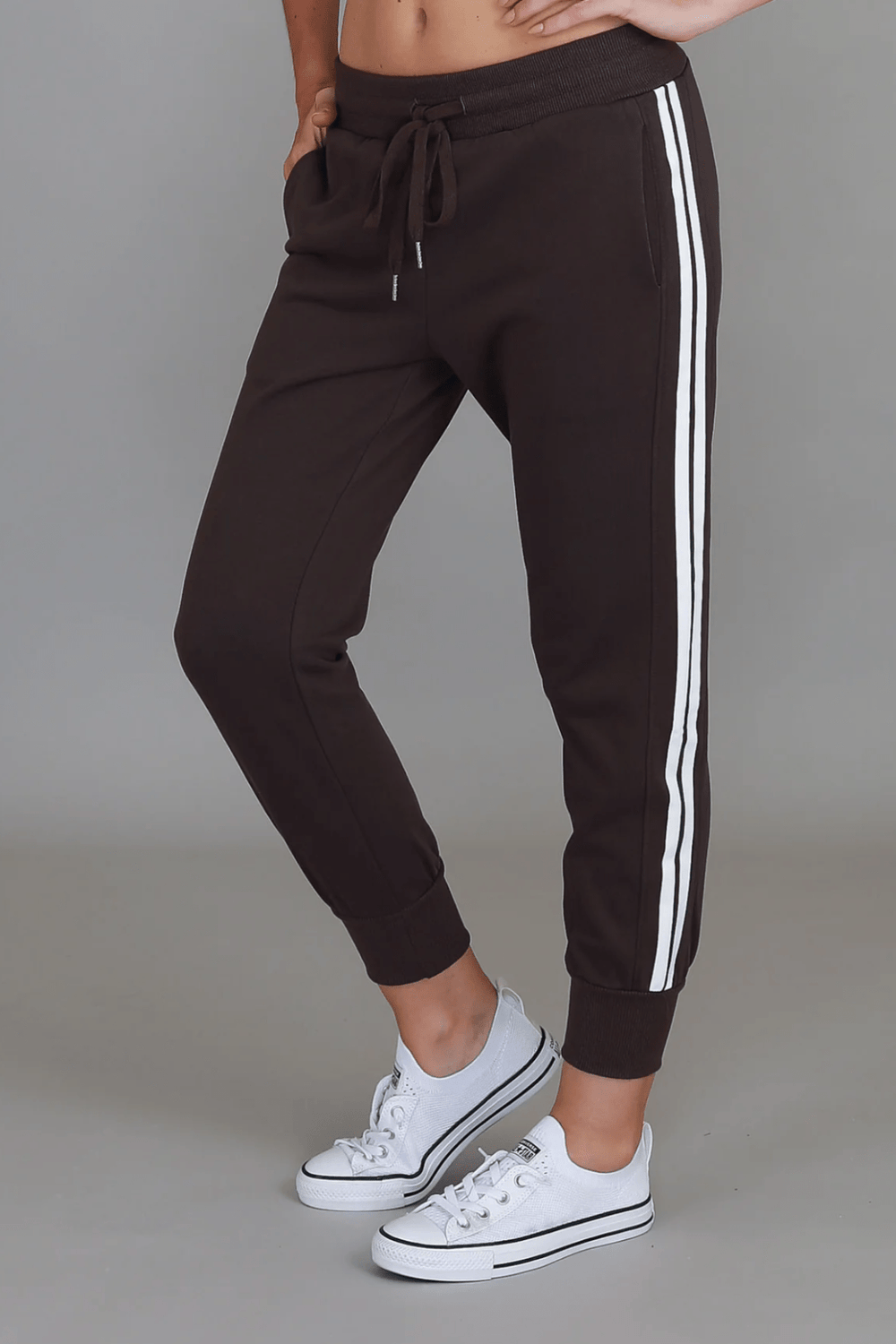 Pammy 3S Logo Sweatpants - Truffle - RD5 - Pizazz Boutique3RD STORY