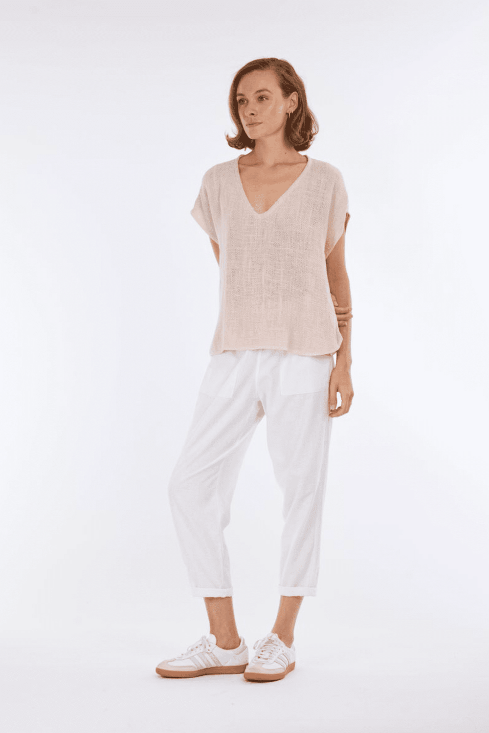 Paris Hessian Top - Soft Pink - CB1 - Pizazz BoutiqueCarbon The Label