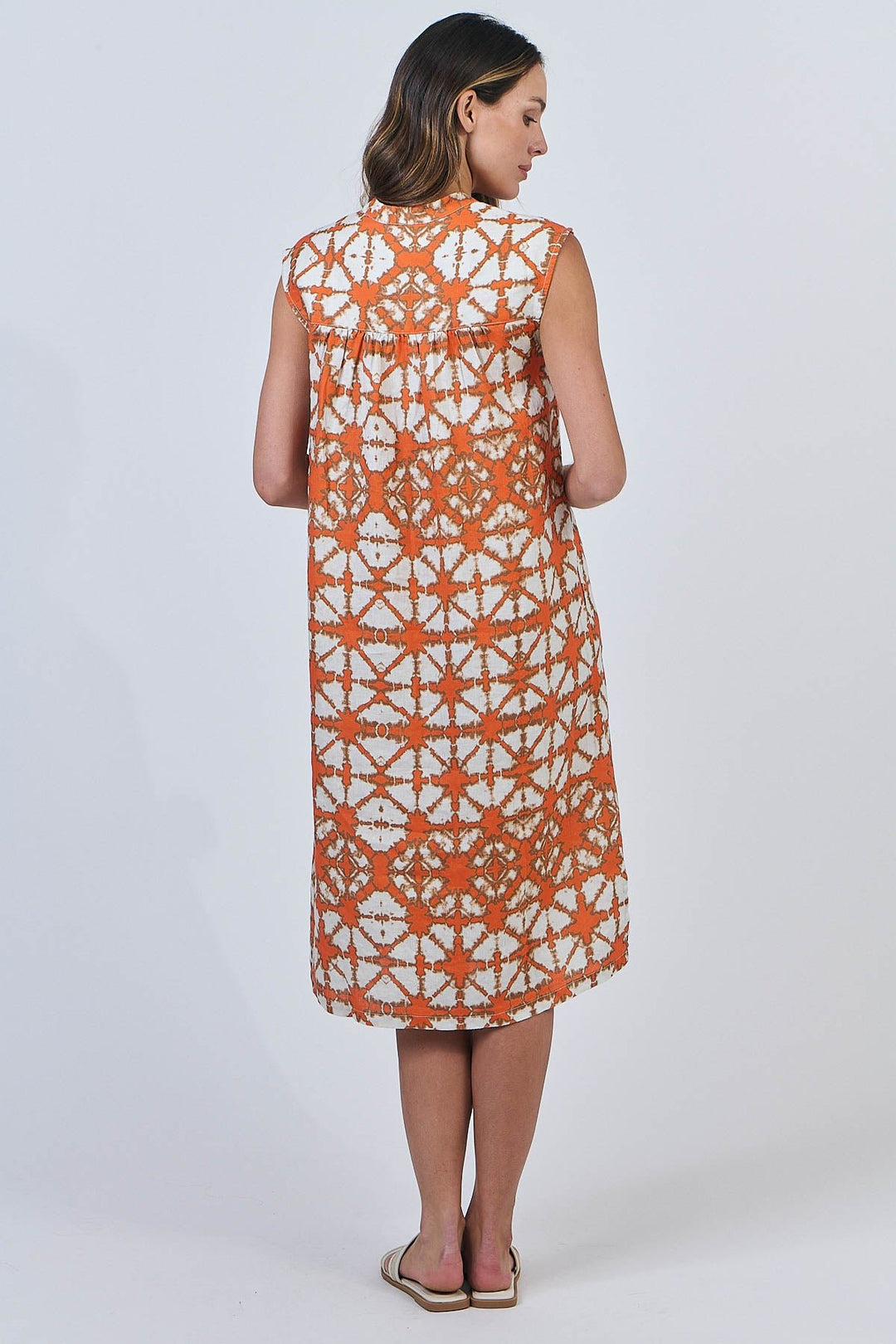 Parker Linen Dress - Urchin - OJ58 - Pizazz BoutiqueNaturals By O & J