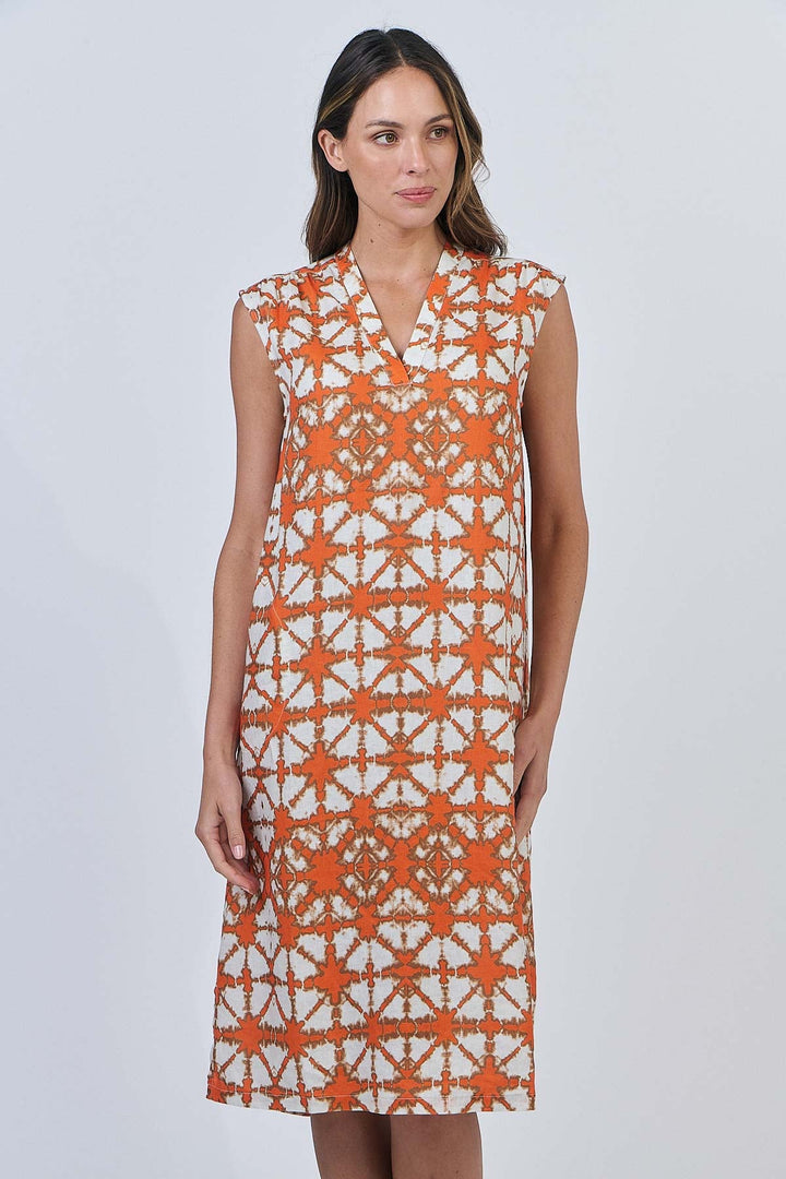 Parker Linen Dress - Urchin - OJ58 - Pizazz BoutiqueNaturals By O & J