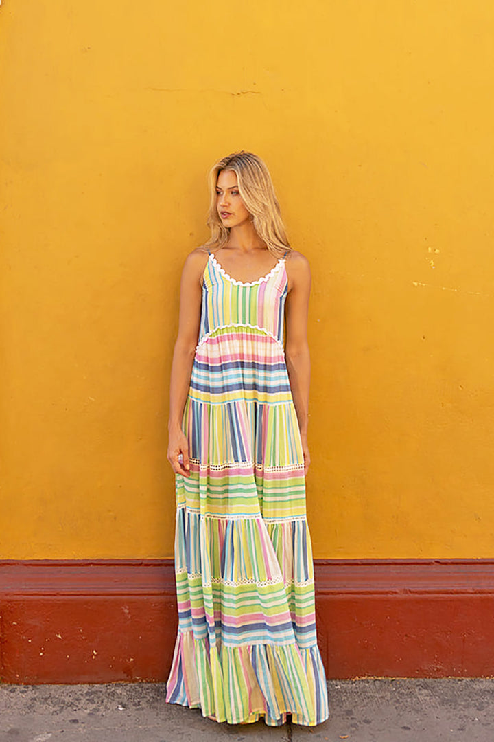 Patricia Dress - Bright Multi -M8