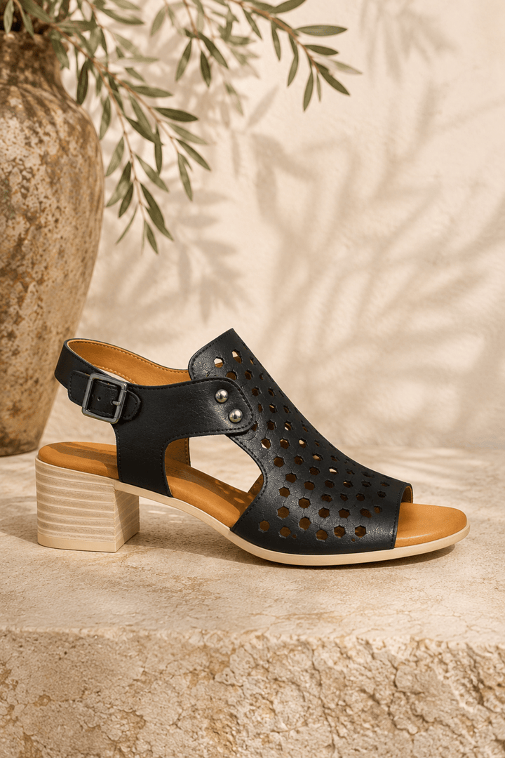 Pearl Sandal - Black - C30 - Pizazz BoutiqueCabello