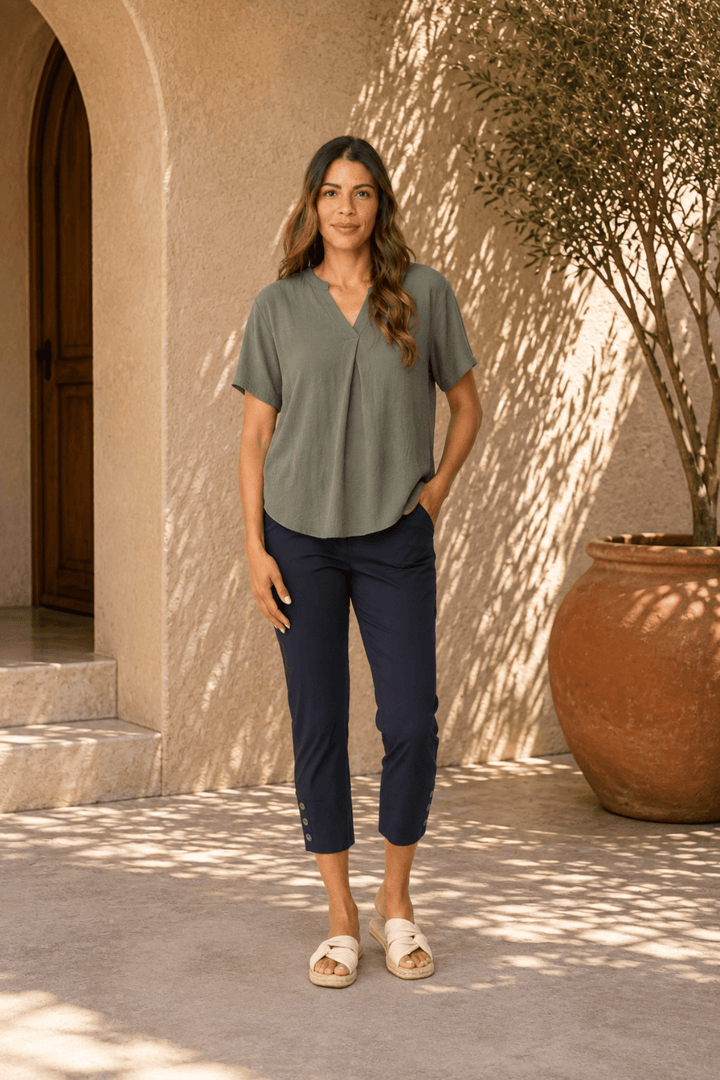Perfect Balance Pant - True Navy - F13 - Pizazz BoutiqueFoil