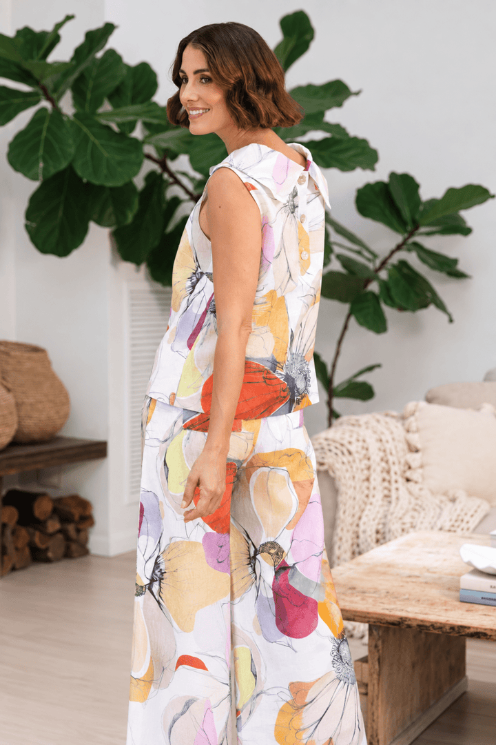 Petal Drift Cowl Neck Top - SS25 - Pizazz BoutiqueSee Saw