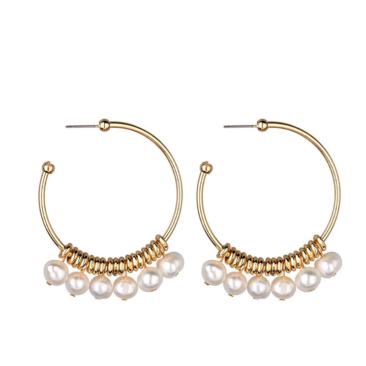Pia Laura Freshwater Pearl Hoop - Pizazz BoutiqueGxG Collective