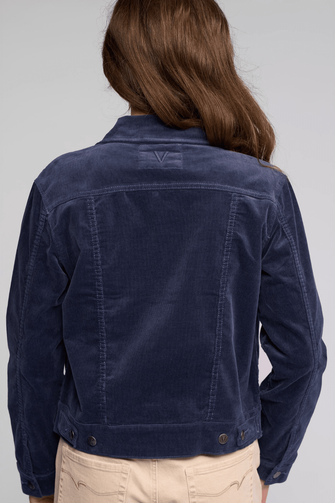 Pinwale Cord Jacket - Slate - VA7 - Pizazz BoutiqueVassalli