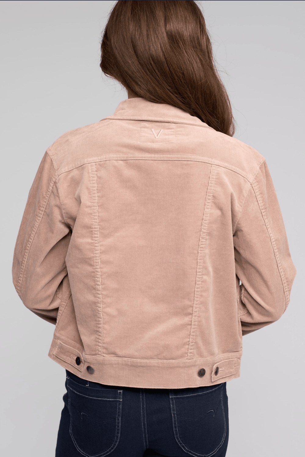 Pinwale Cord Jacket - Twig - VA7 - Pizazz BoutiqueVassalli