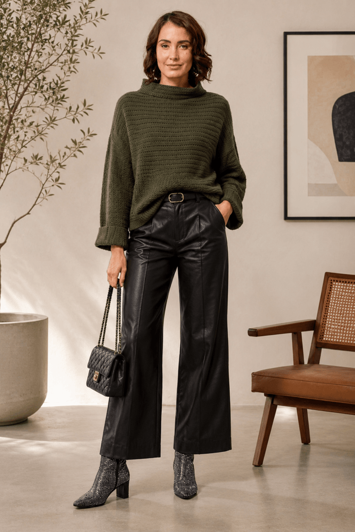 Pointelle Knit - Khaki - SS26 - Pizazz BoutiqueSee Saw