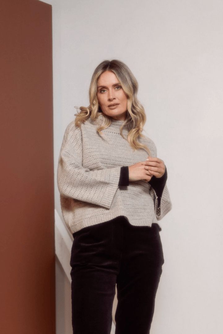 Pointelle Knit - Oat Marle - SS26 - Pizazz BoutiqueSee Saw