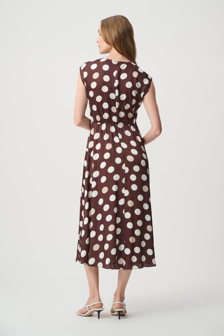 Polka Dot Twist Dress - Pizazz BoutiqueJoseph Ribkoff