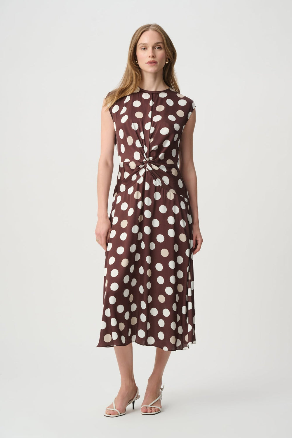 Polka Dot Twist Dress - Pizazz BoutiqueJoseph Ribkoff