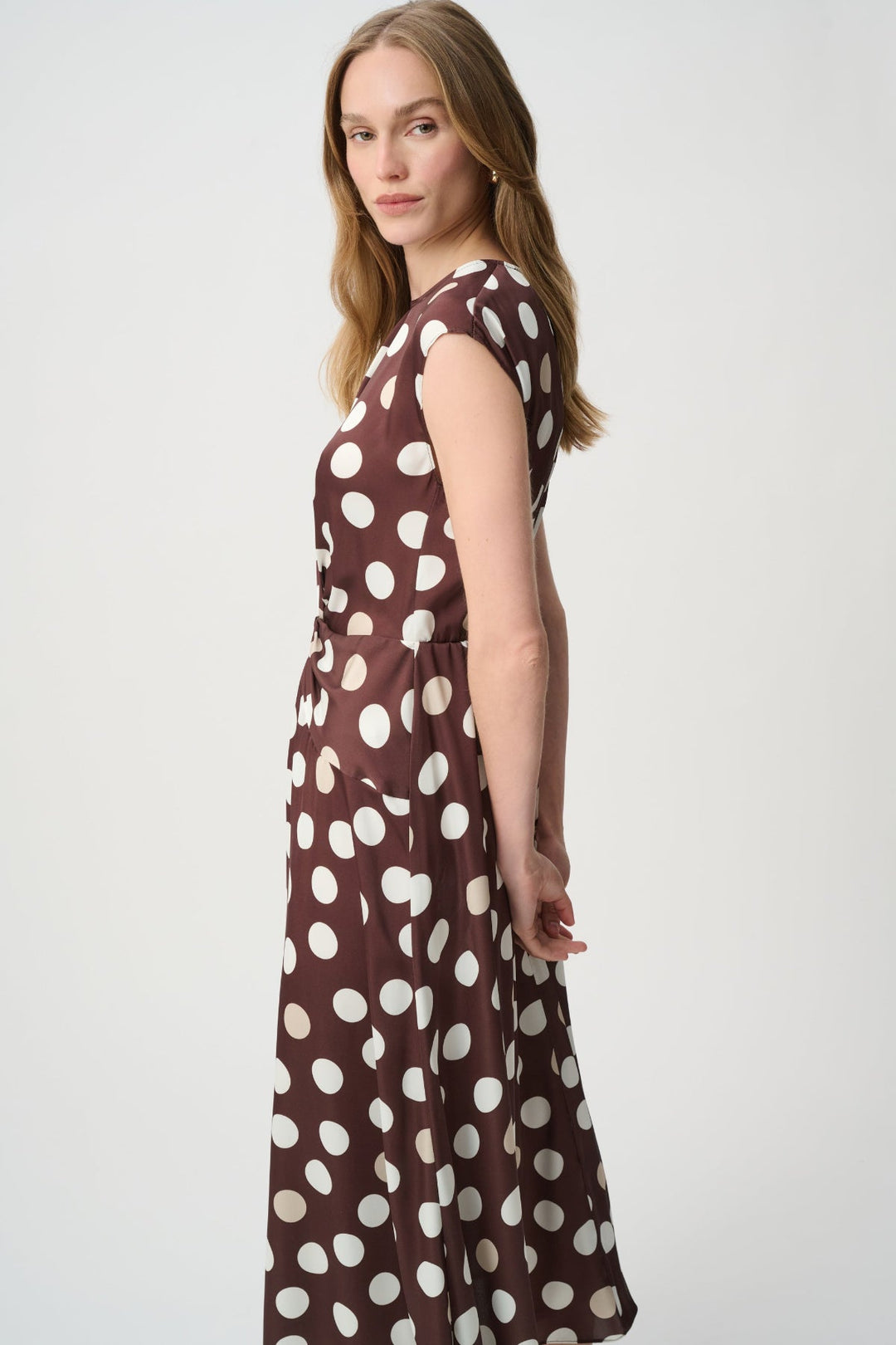 Polka Dot Twist Dress - Pizazz BoutiqueJoseph Ribkoff