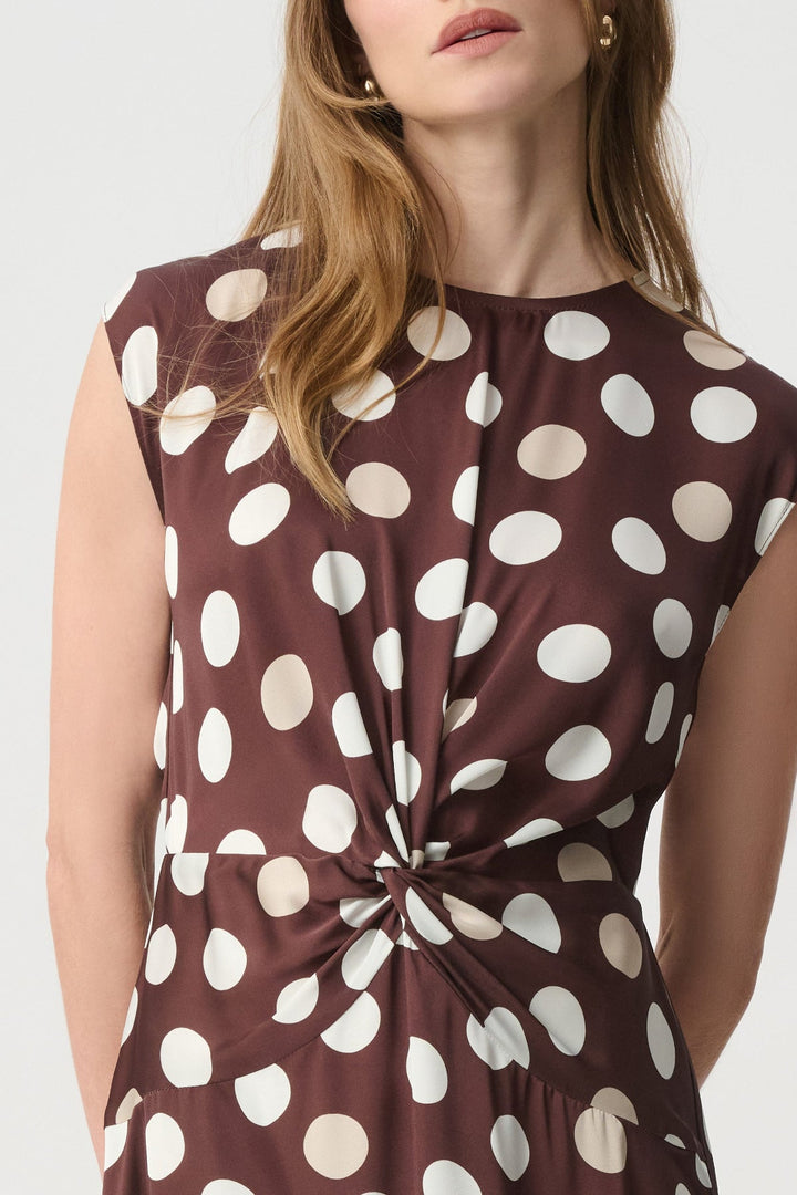Polka Dot Twist Dress - Pizazz BoutiqueJoseph Ribkoff