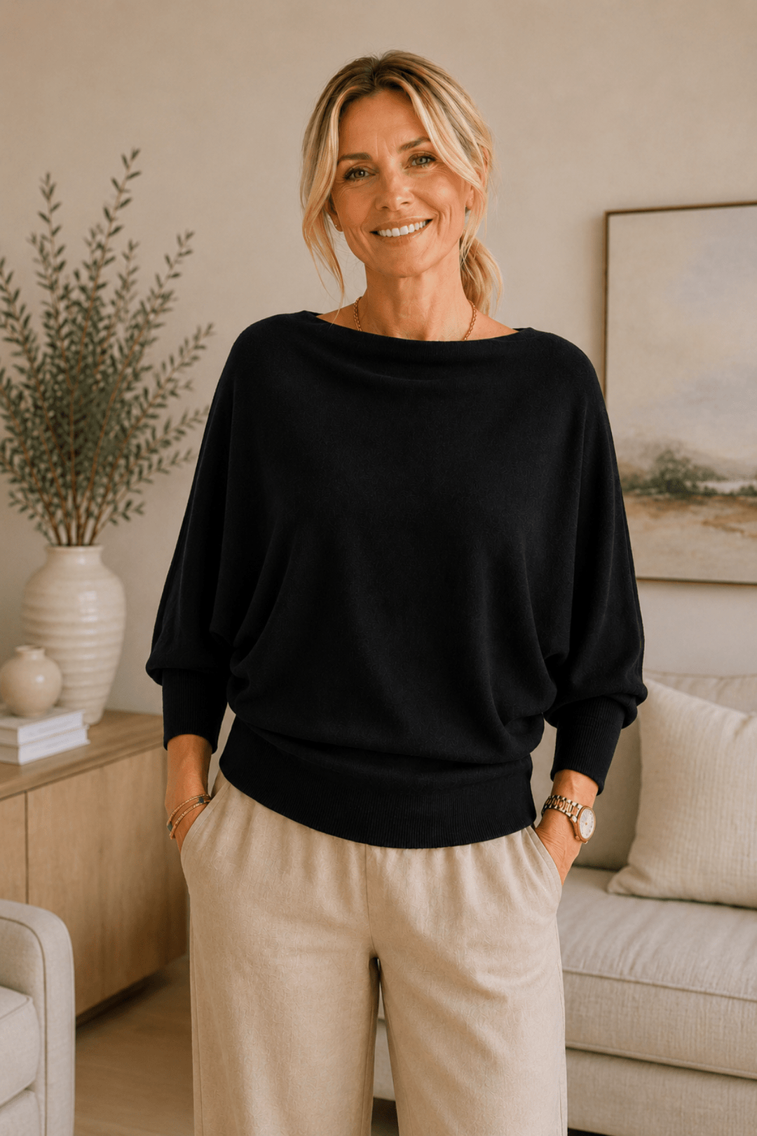 Ponchitta Knit - Black - FA24 - Pizazz BoutiqueFree Angel