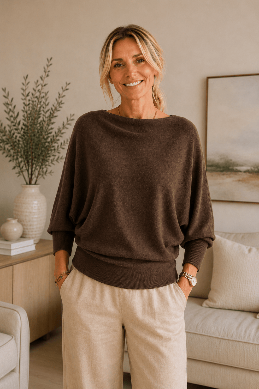 Ponchitta Knit - Chocolate - FA24 - Pizazz BoutiqueFree Angel