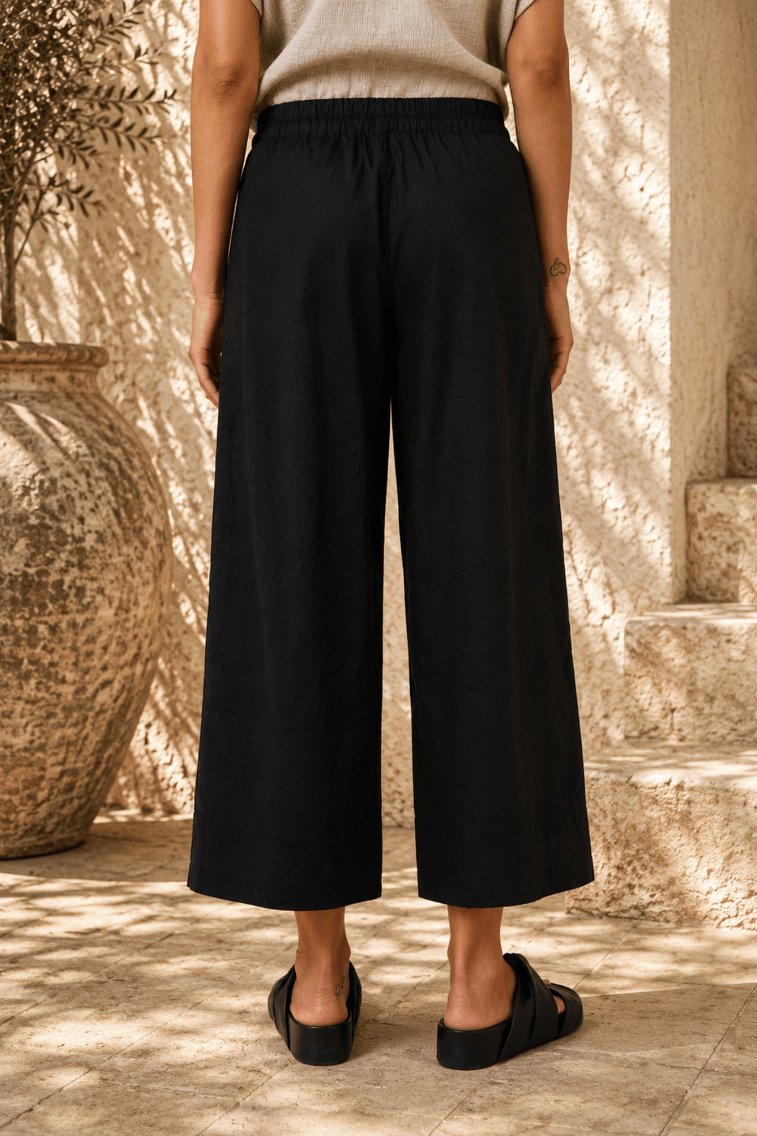 Poplin Pant - OJ80 - Pizazz BoutiqueNaturals By O & J