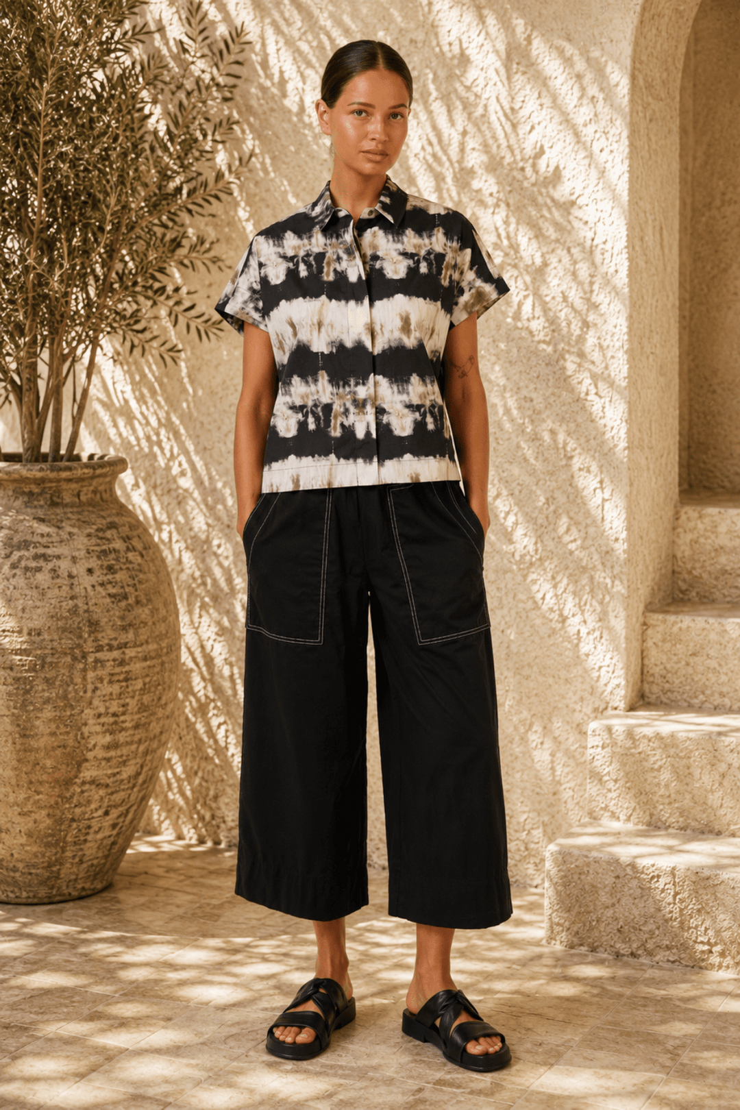 Poplin Pant - OJ80 - Pizazz BoutiqueNaturals By O & J