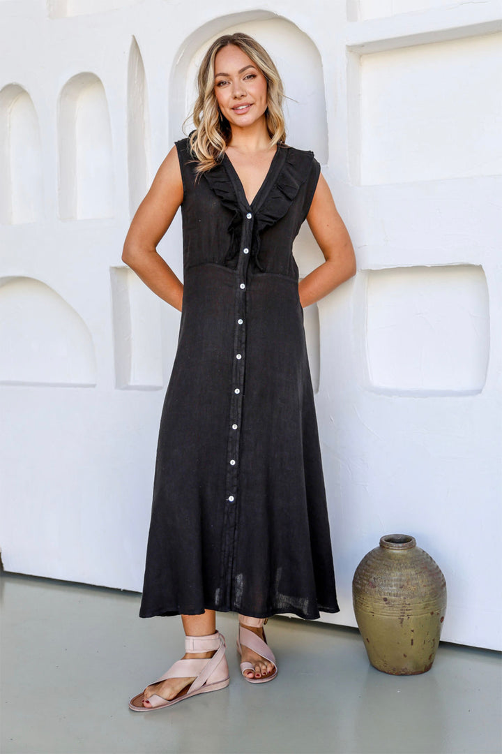 Pranzo Dress - Black - FA32