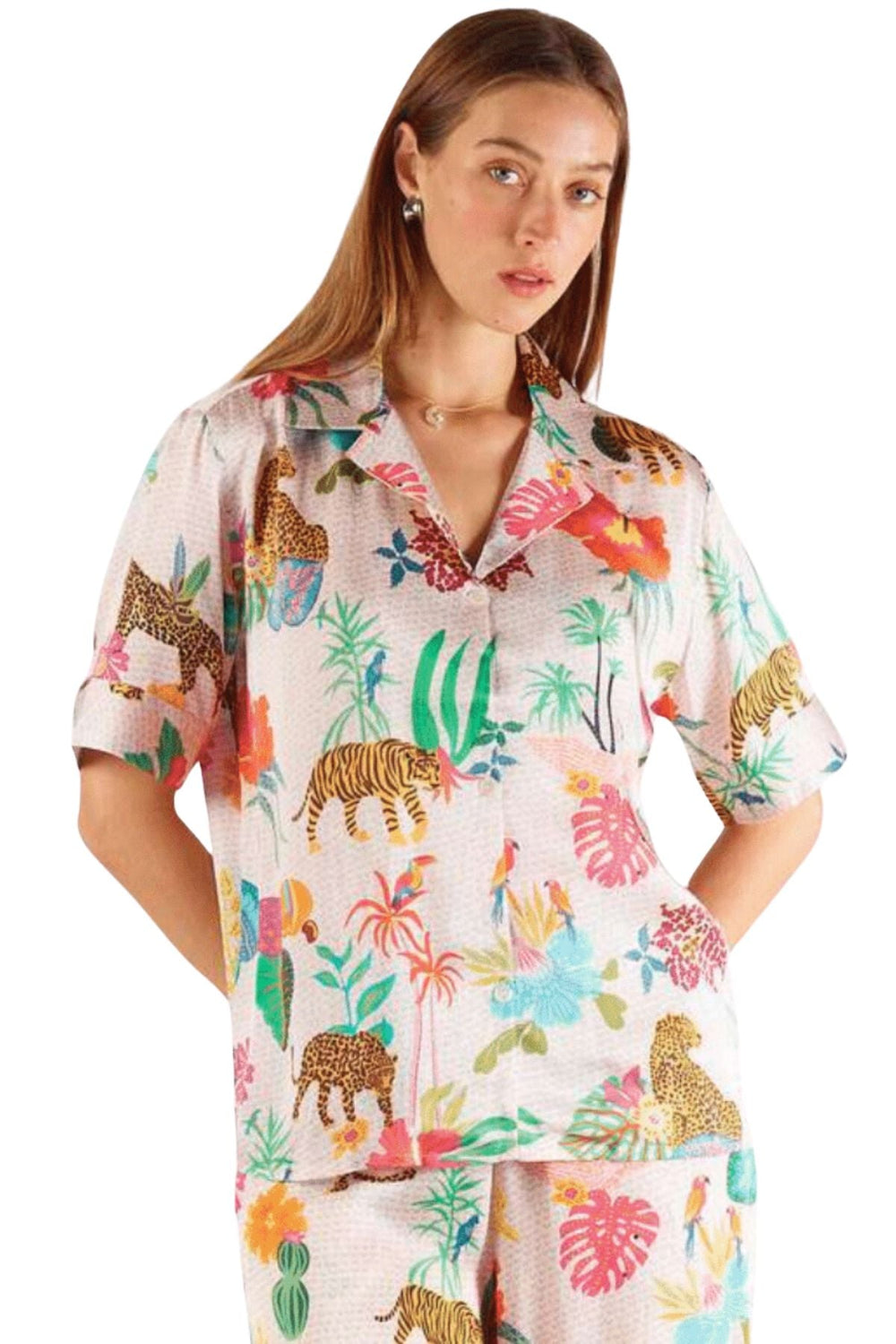 Pretoria Shirt - Cream - RY23 - Pizazz BoutiqueRubyyaya
